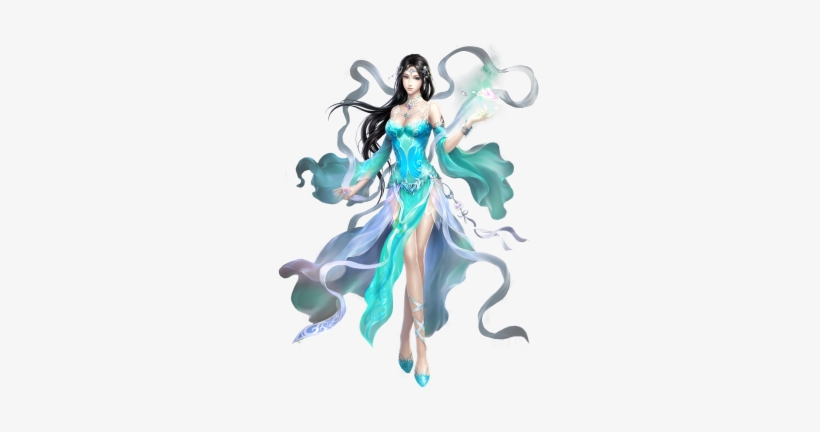 Fantasy Girl Video Game L - High Resolution Fantasy Art, transparent png download
