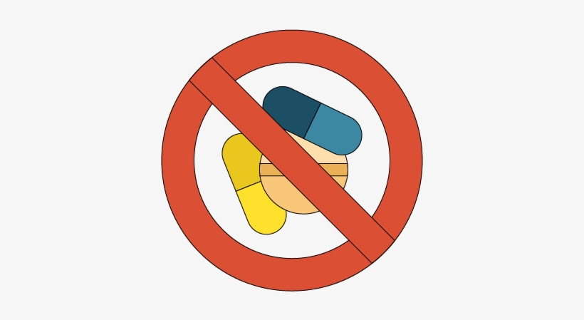 No Opiods - اشارات الامن والسلامة, transparent png download