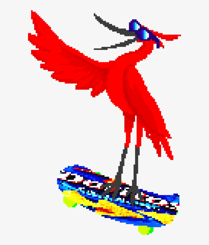 Pixels Cool Ranch Doritos Red Heron Radheron The Bird - Homonymous Hemianopsia, transparent png download