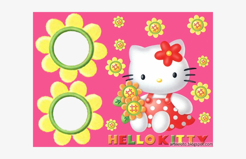 Moldura Hello Kitty Png - Hello Kidy, transparent png download