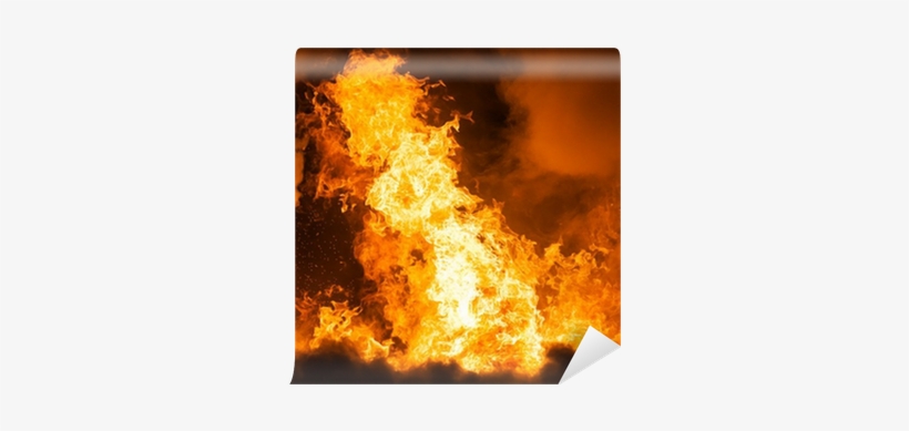 Burning Fire Flame On Wooden House Roof Wall Mural - Fires Of Discontent: Resisting The Rising Heat Of Unbelief, transparent png download
