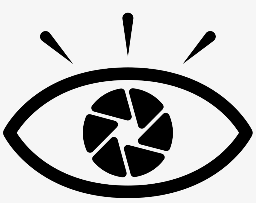 Eye With Diaphragm Iris Comments - Diafragma Dibujo Png, transparent png download