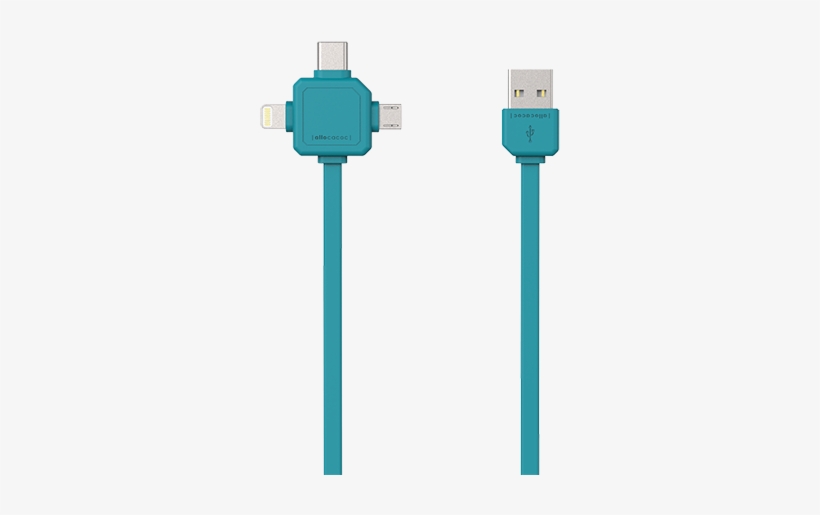 Allocacoc Usb Cable Pink Adapter/cable, transparent png download