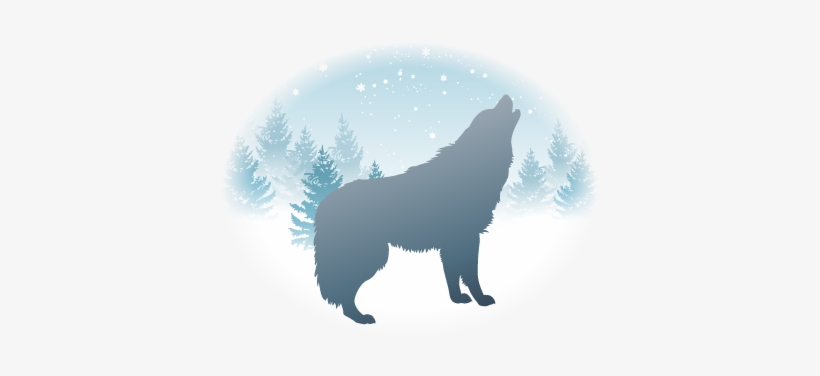 To Donate By Check, Make Payable To "hollywood Huskies" - Howling Wolf Silhouette, transparent png download
