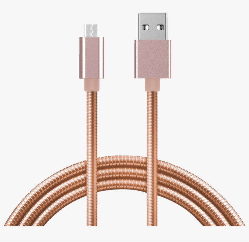 7937 Fuse 3' Metal Micro Usb Cable, transparent png download