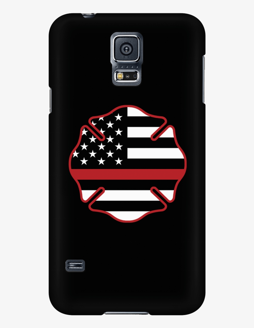 Maltese Cross Thin Red Line Phone Case - Trained To Serve Jesus At Set Free - Galaxy S5 Phone, transparent png download