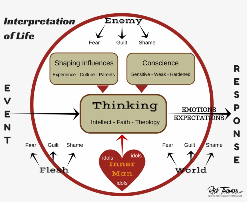 In Bk How We Interpret Life - Diagram, transparent png download