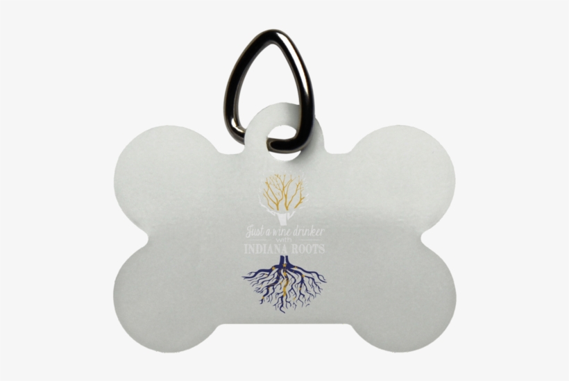 Dog Bone Pet Tag - Dog Can T Control His Licker Sign, transparent png download