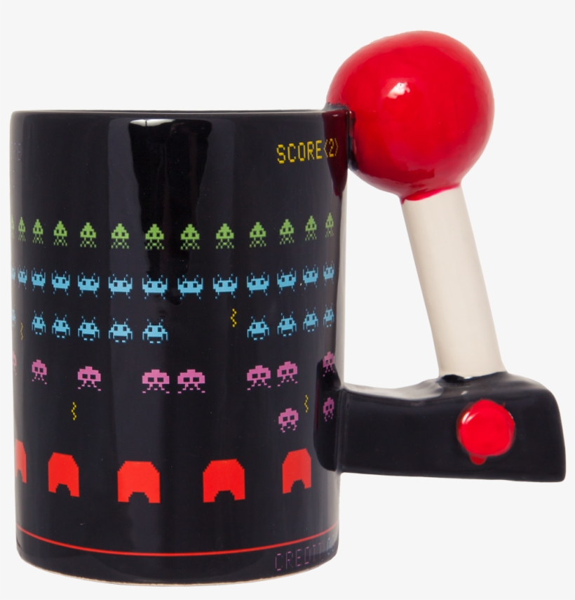 3-d Arcade Joystick Coffee Mug - Space Invaders, transparent png download