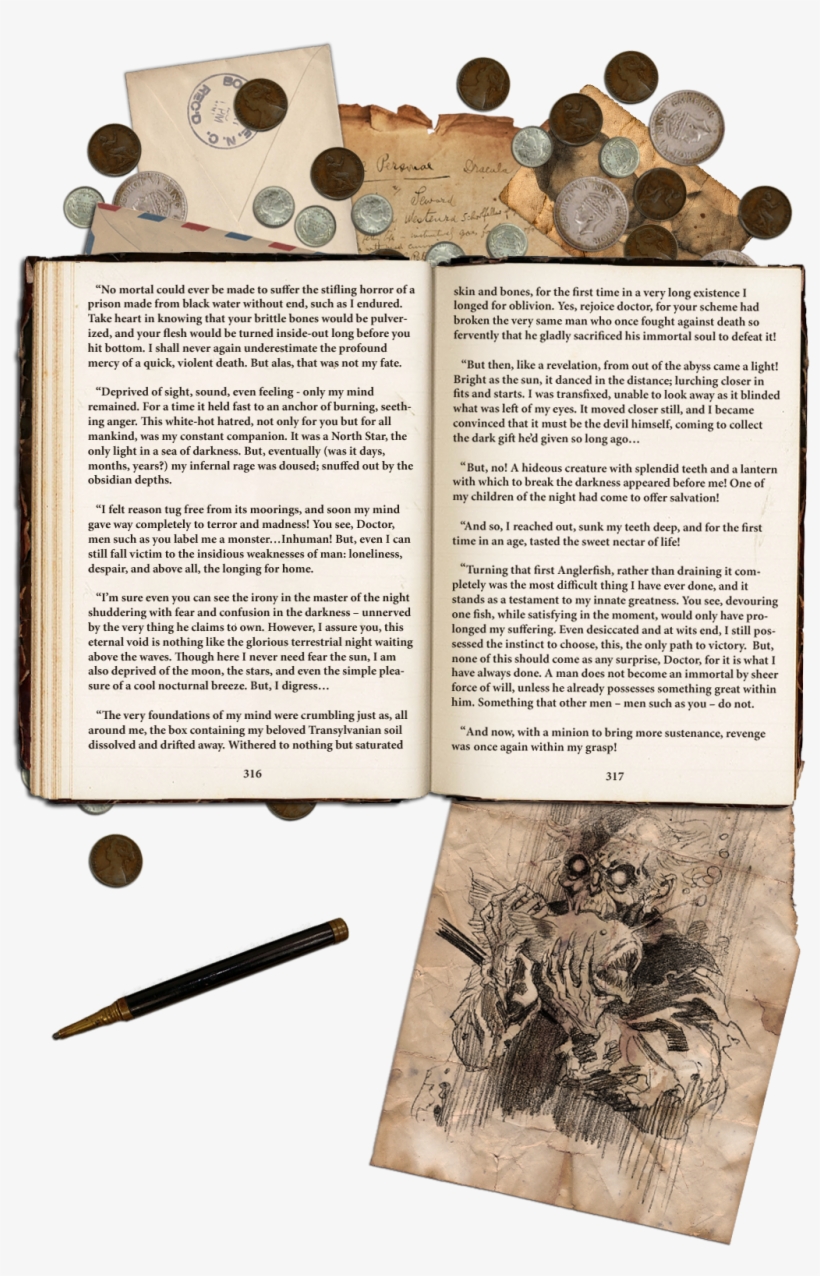 Lost Chapter Of Dracula Page - Powerhouse Mechanic, transparent png download