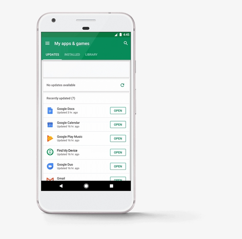 Powerful Enterprise Security, Built - Google Play Protect Gif, transparent png download