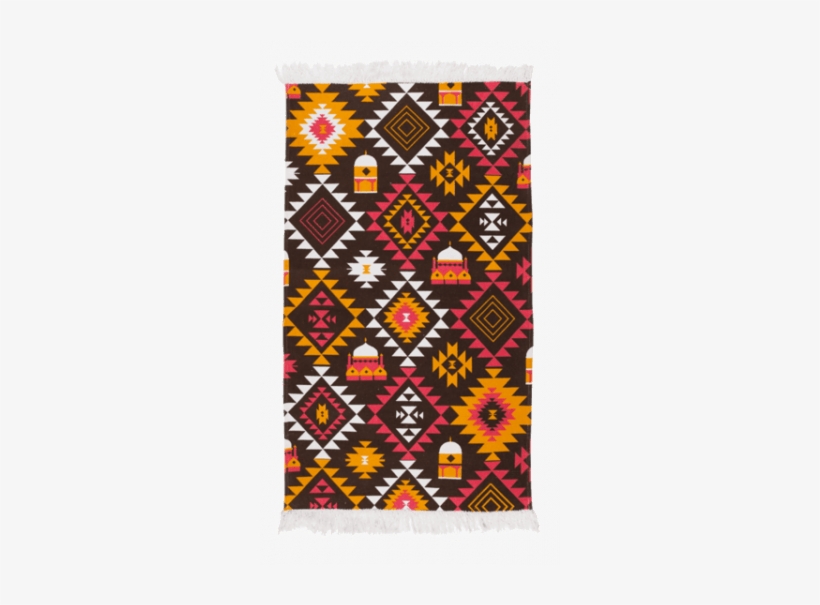 Aztec Palace Rug - Chumbak Multicolor Cotton Area Rug, transparent png download