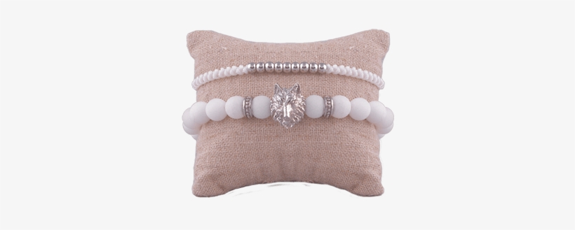 White Wolf Stack-silver - Bracelet, transparent png download