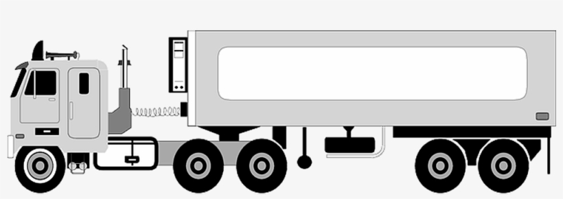 Truck Lorry Vehicle Transport Cargo Freigh - Big Rig Clip Art, transparent png download