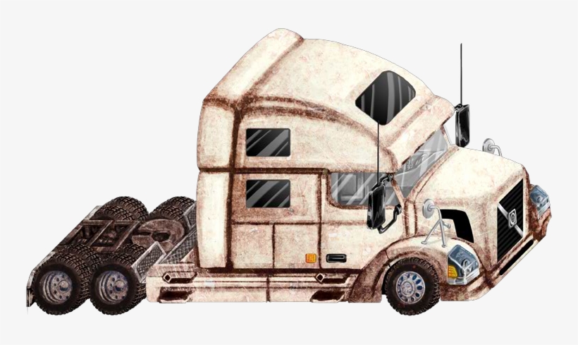 2007 Volvo Vn 780 Semi Truck - Volvo Semi Truck, transparent png download