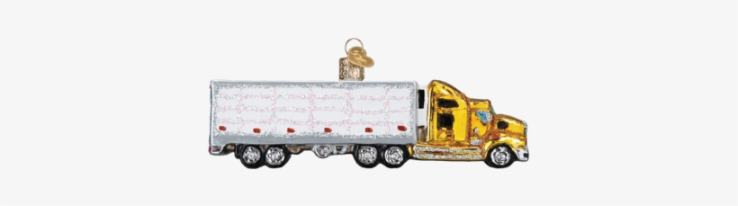 Semi Truck Ornament - Semi Truck Old World Christmas Ornament 46070, transparent png download