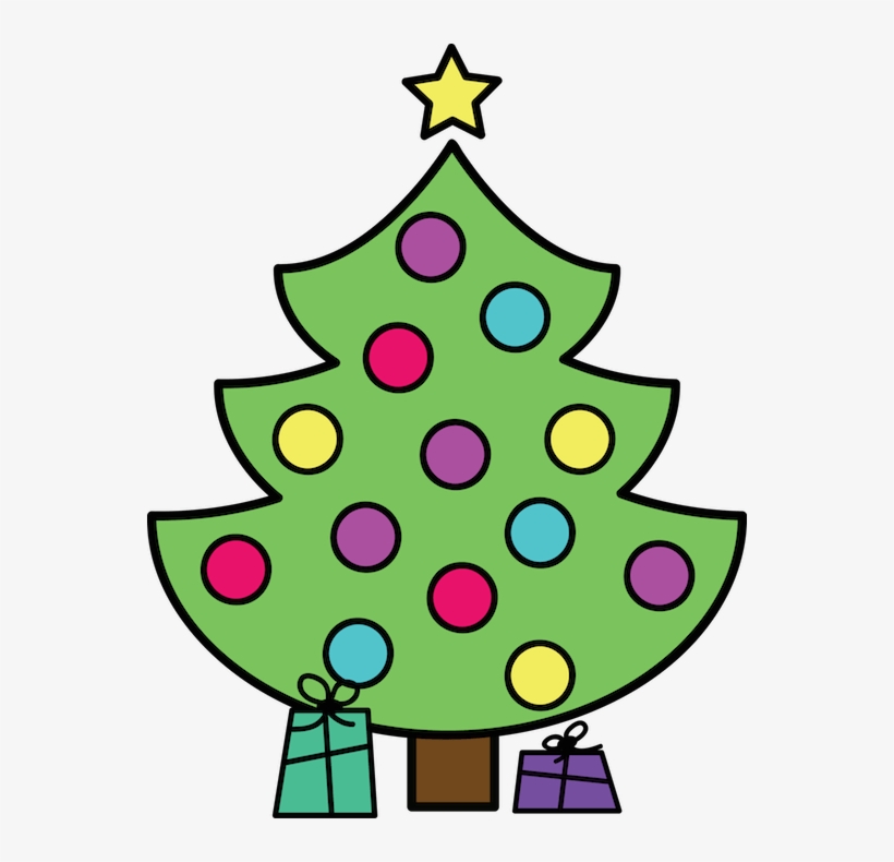 Clipart Forest Christmas - Christmas Tree, transparent png download