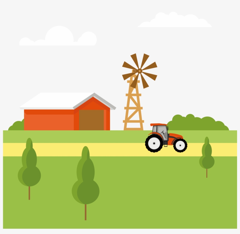 Cartoon Drawing Illustration - Campo Dibujo Png, transparent png download