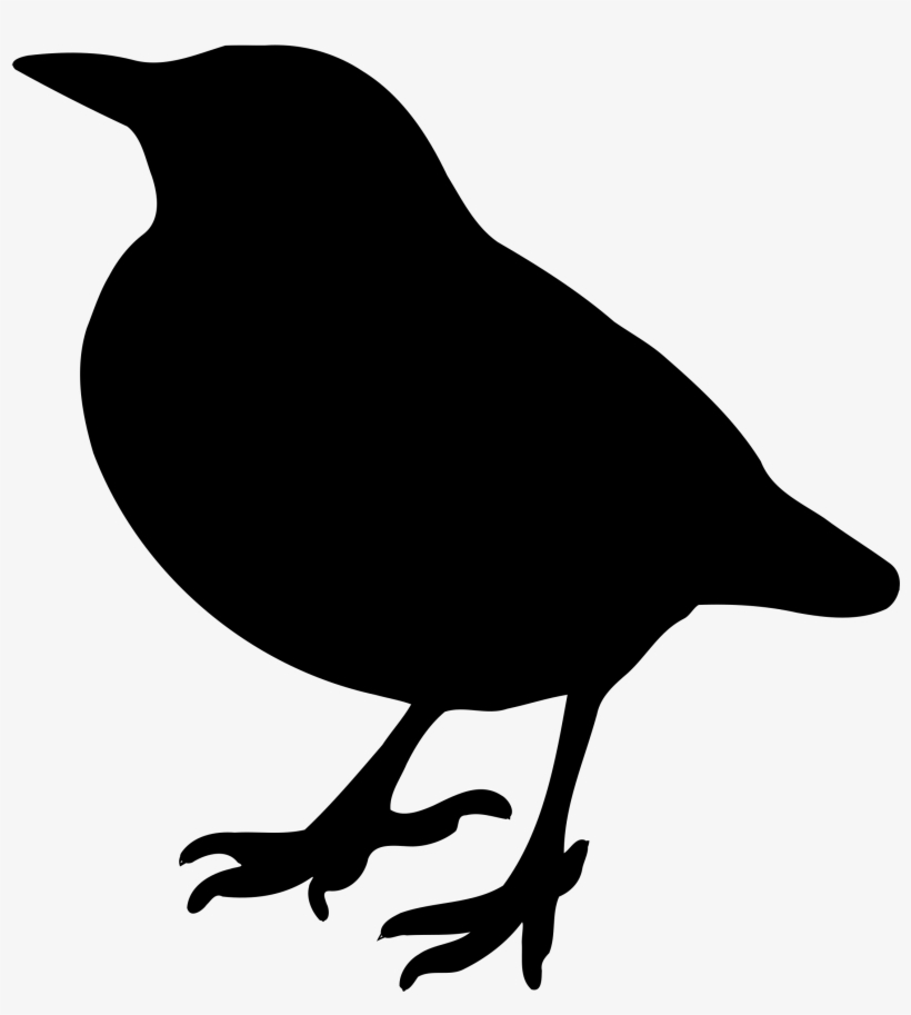 Clip Art Library Library Big Image Png - Clip Art Silhouette Of Bird, transparent png download