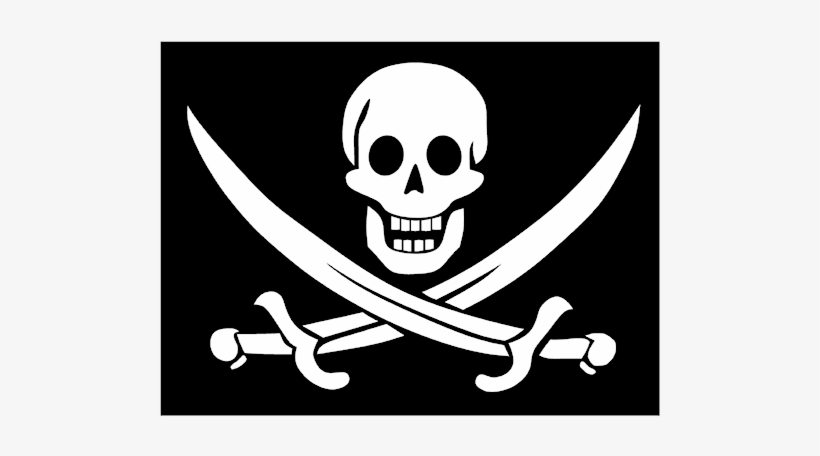 Pirate Flag Stickers, transparent png download