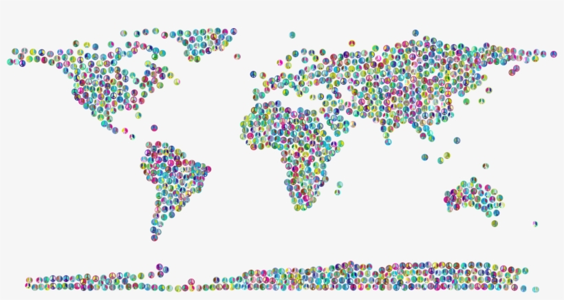 Early World Maps - World Map Black White, transparent png download