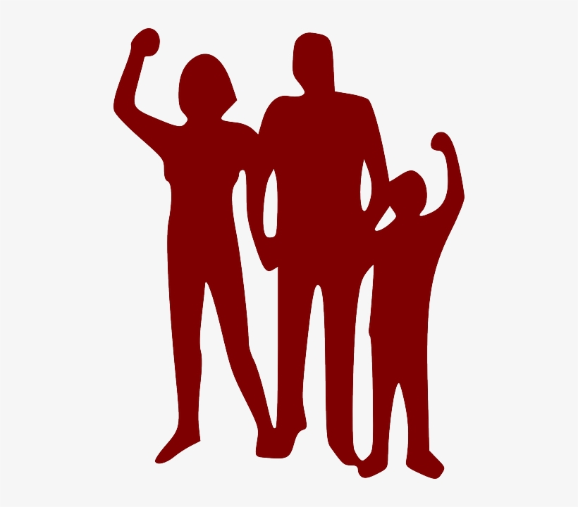 Family Silhouettes - Make My Family Proud, transparent png download