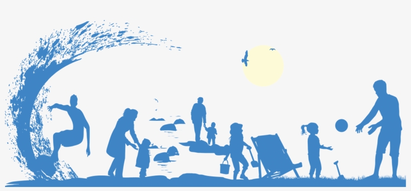 Family Silhouette - Silhouette, transparent png download