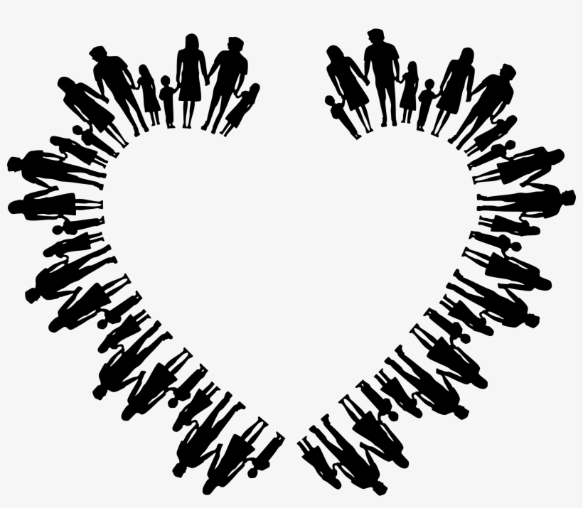 This Free Icons Png Design Of Nuclear Family Silhouette, transparent png download