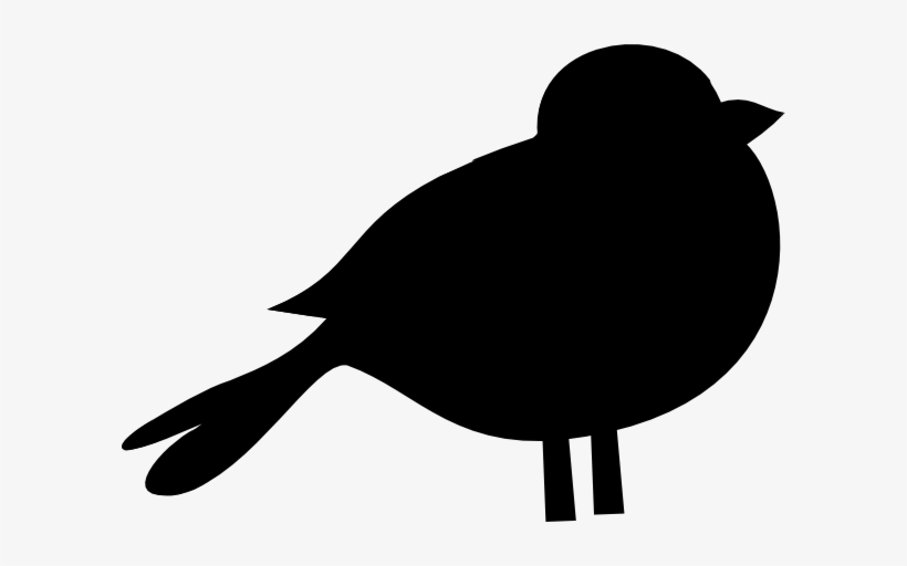Blackbird Clipart Small Bird - Black Birds Clip Art, transparent png download