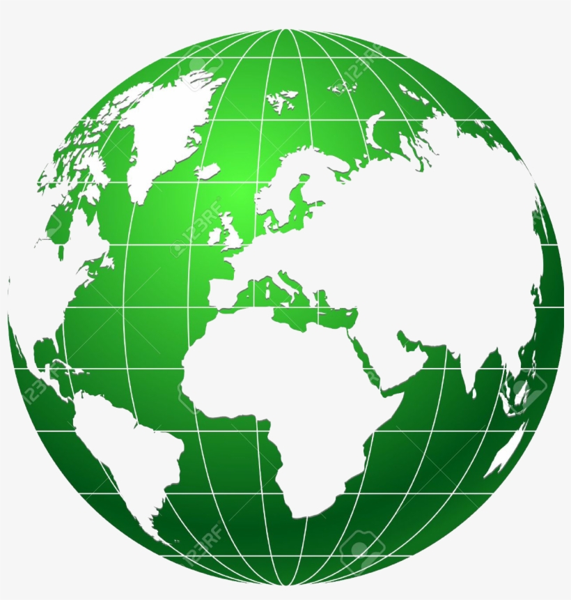 Gtiinfotel - Com - Green And White Globe, transparent png download