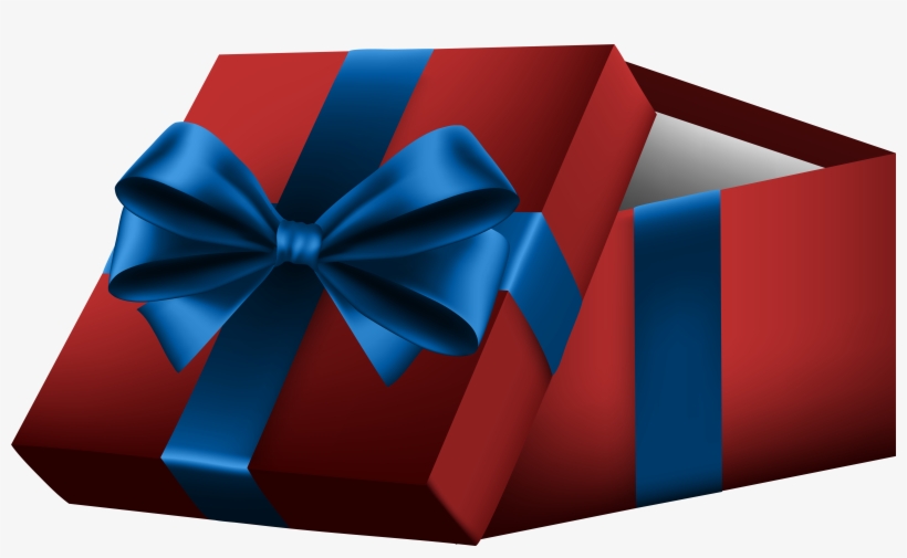 Red Gift Box Png, transparent png download