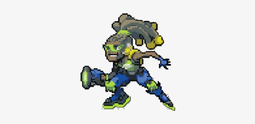 20/they/them - Overwatch Lucio Pixel Spray, transparent png download