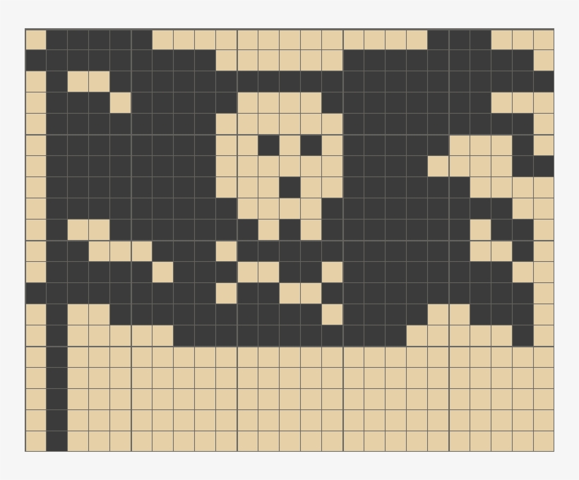 Solution For Original Crossme Level - Flag, transparent png download