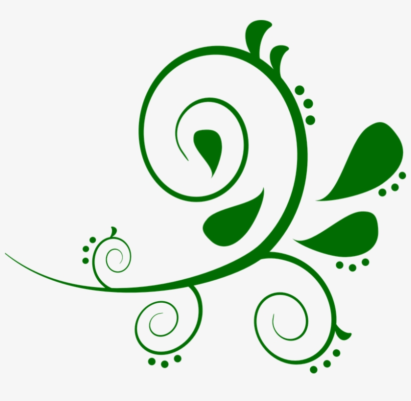 Related Wallpapers - Green Swirls Clipart, transparent png download