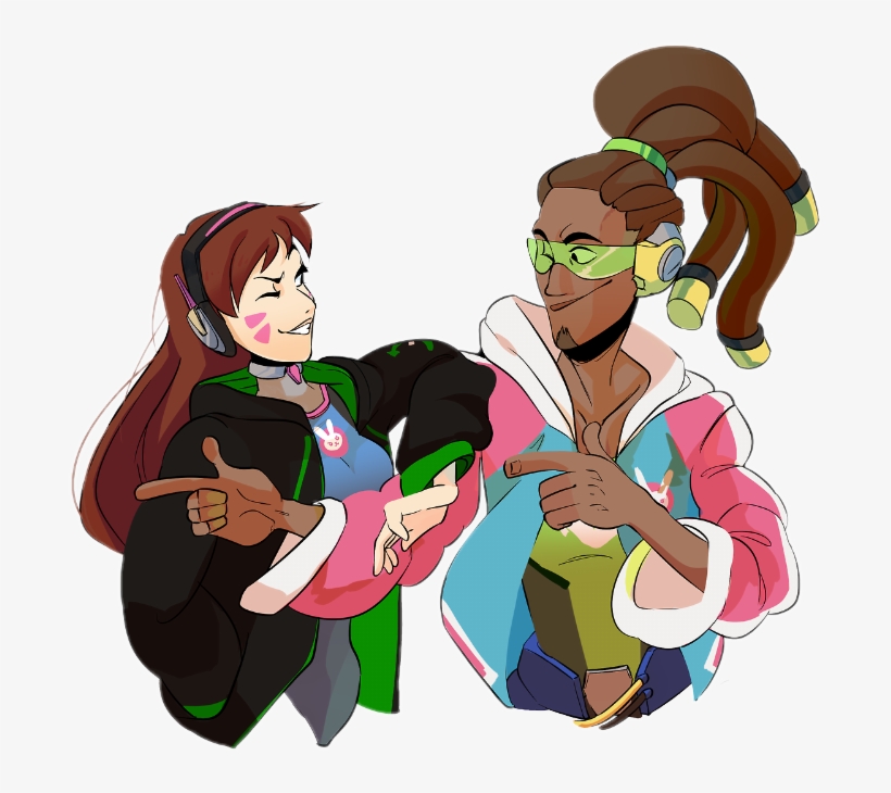 Overwatch Dva Lucio Overwatchdva Overwatchlucio Bunnyri - D.va, transparent png download