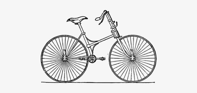 Vintage Cycle-025 By Onedollarshop - Bike Doodle, transparent png download