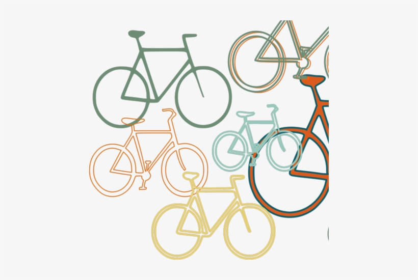 Bicy-design Fabric By Beccanom On Spoonflower - Velo Stylisé, transparent png download