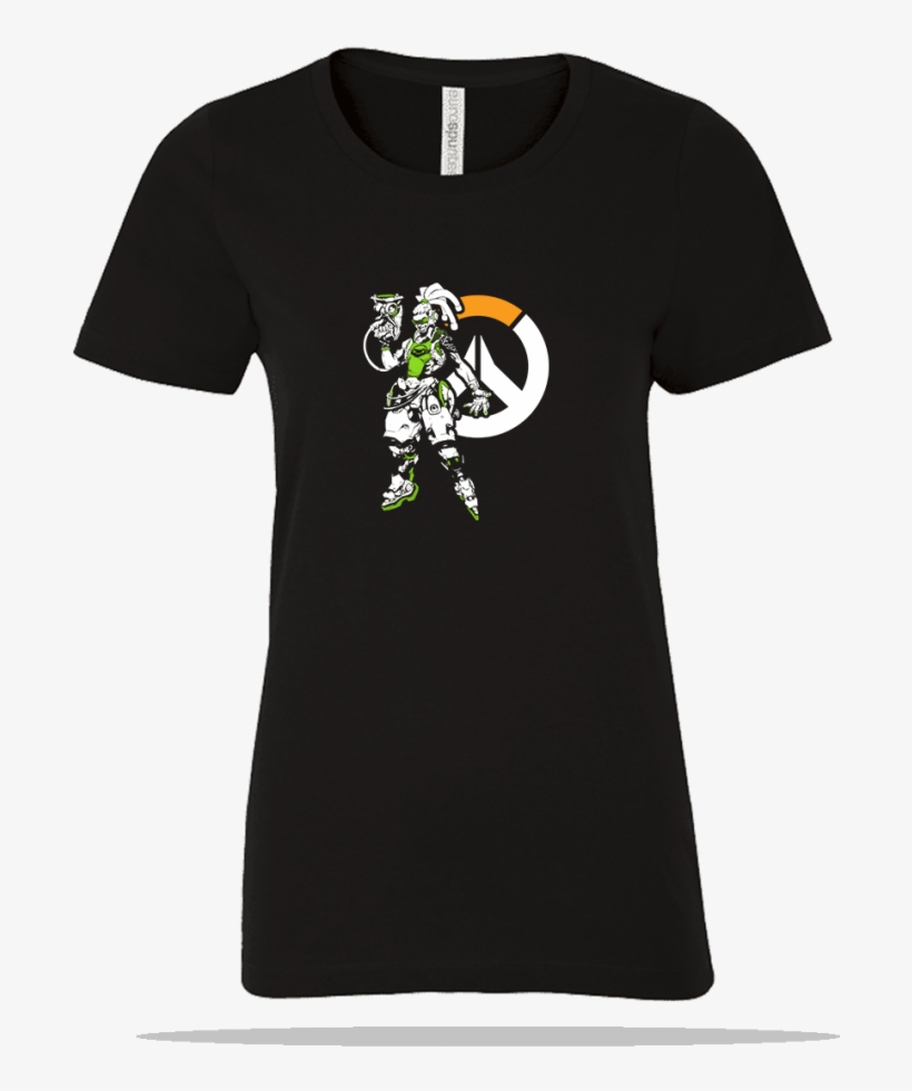 Overwatch Lucio Ladies Tee - Cartoon, transparent png download