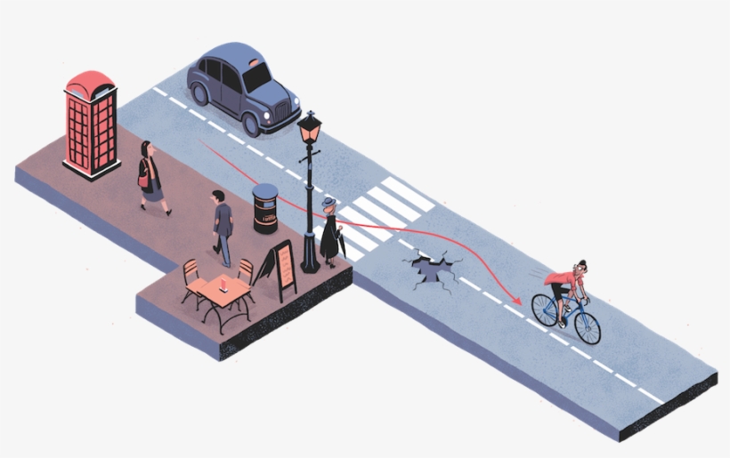 City Cycling, Published In 2012 And Edited By John - Construction Set Toy, transparent png download