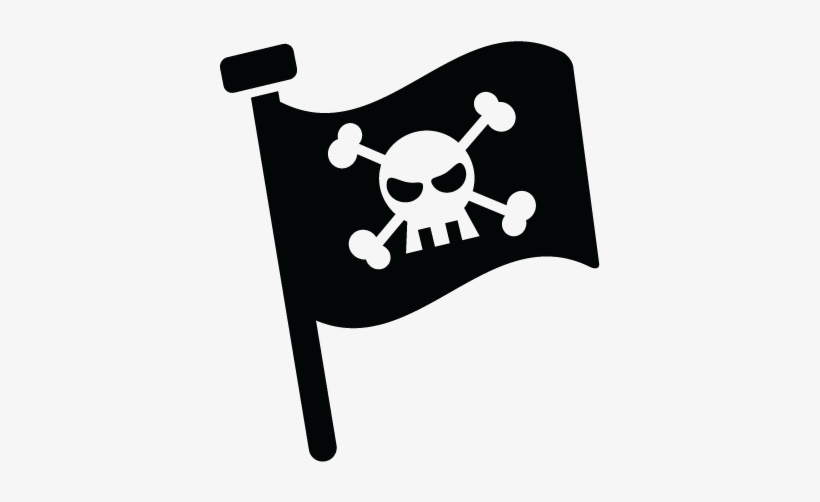 Pirate Flag Wall Decal - Wall Decal, transparent png download