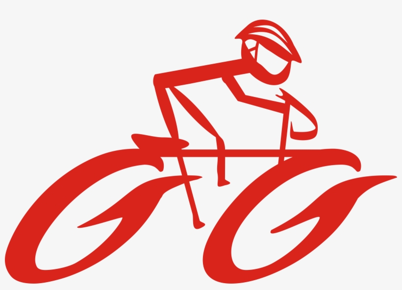 This Free Icons Png Design Of Cyclist On Bike, transparent png download