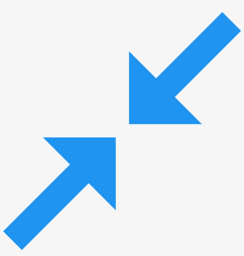 Compress Icon Free Download Free Stock - Zoom Out Map Icon, transparent png download
