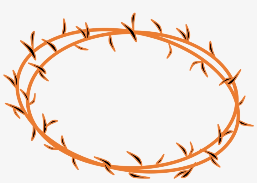 Jesus - Crown Of Thorns Clipart Png, transparent png download