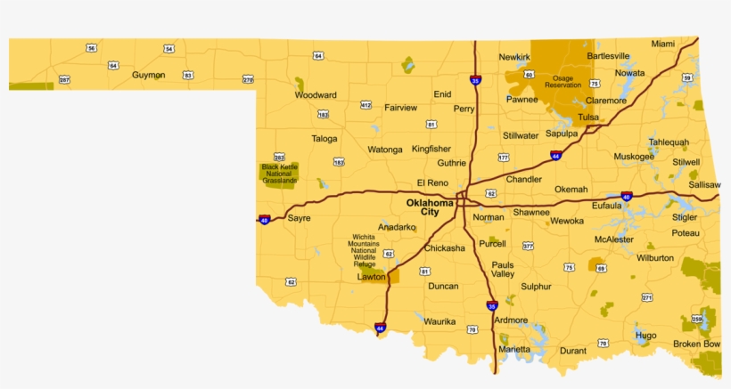 Spectacular Fall Foliage Drives - Oklahoma, transparent png download