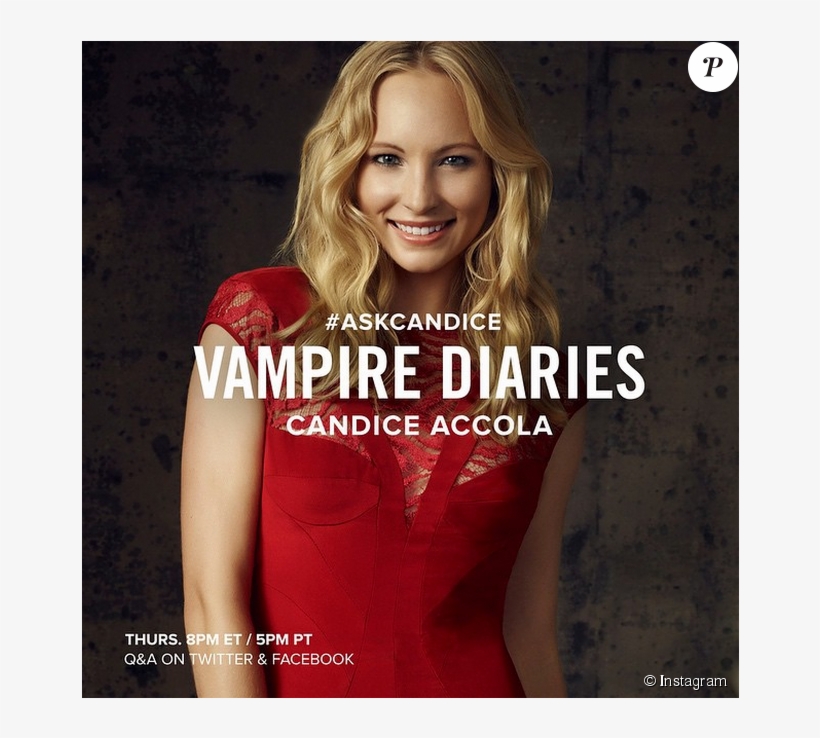 Candice Accola , Mariée À Joe King Du Groupe The Fray, - Vampire Diaries Squares Iphone 7 Plus Phone Case, transparent png download