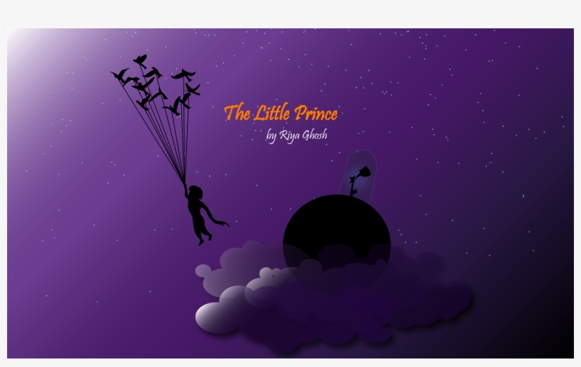 Silhouette Of The Little Prince - Illustration, transparent png download