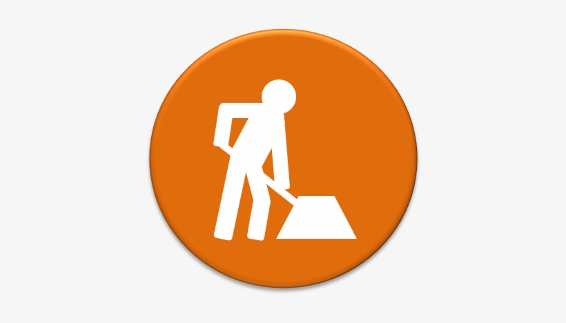 Construction Worker Icon Png Download - Traffic Sign, transparent png download