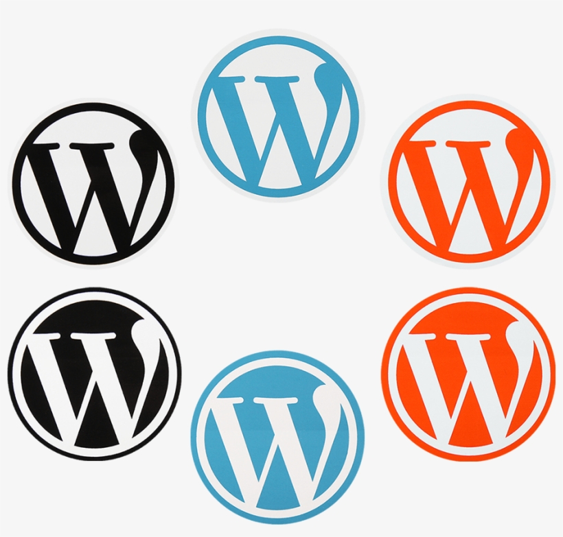 Wordpress Round Sticker - Wordpress Icon, transparent png download
