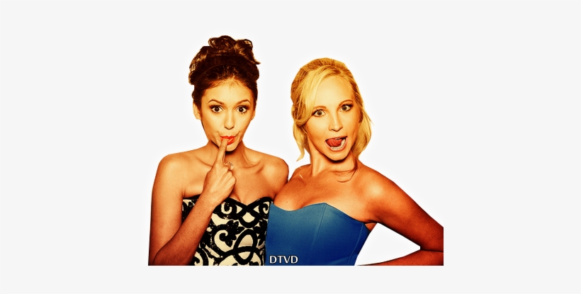 Nina Dobrev And Candice Accola, transparent png download