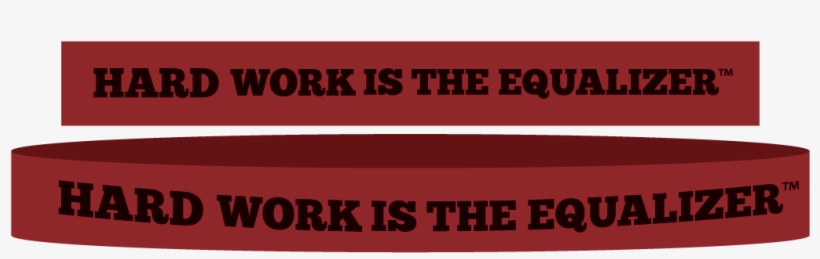 Hard Work Is The Equalizer Silicone Wrist Bands - London 2012 Summer Olympics, transparent png download